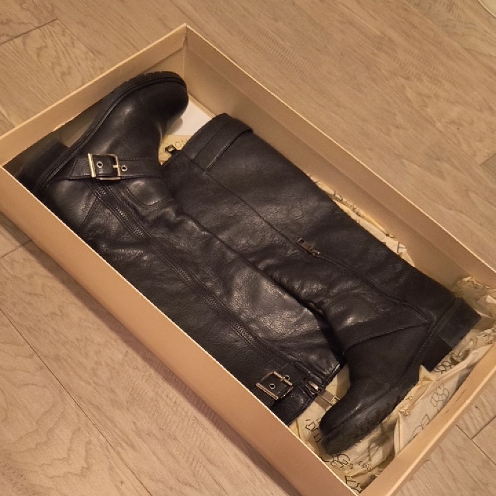 Black Leather Boots